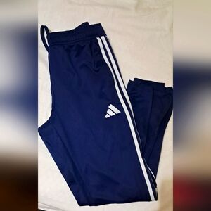 Blue Adidas joggers size medium